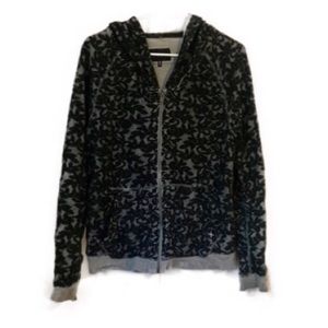 Hurley Lace Overlay Zip-up Hoodie